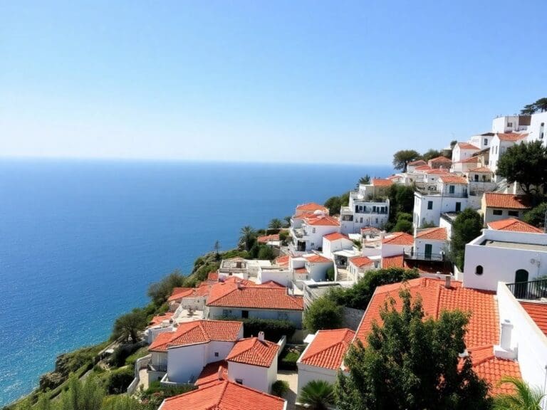 Le charme d’un village blanc, voyage de luxe avec vue sur la mer