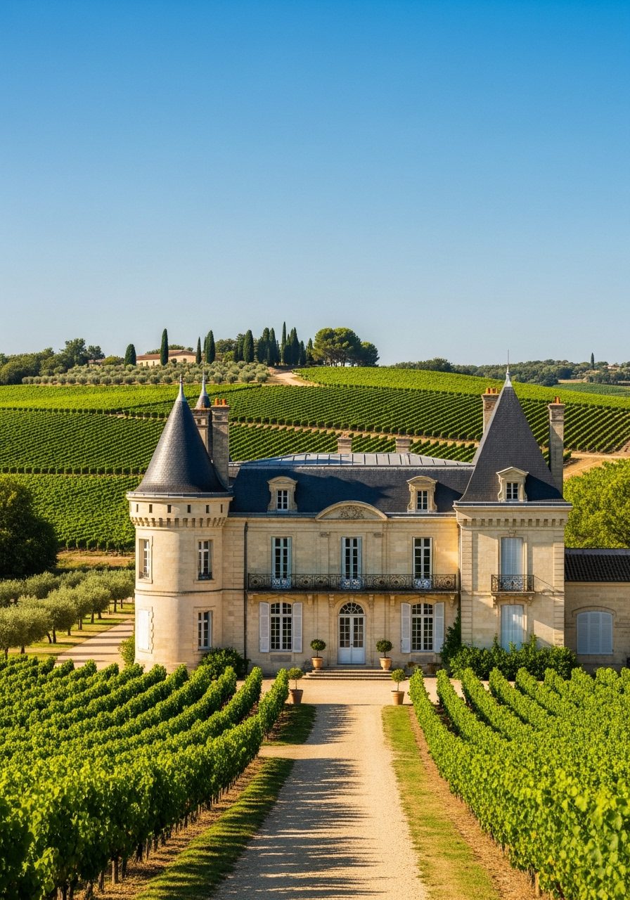 Luxury château rental Bordeaux France — exclusive private wine estate