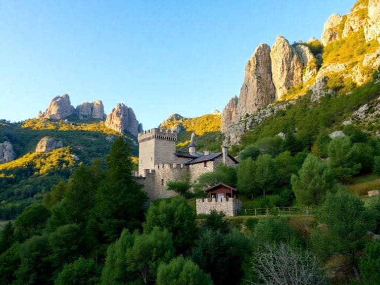 Gemma medievale, lusso appartato tra le montagne dell'Aragona