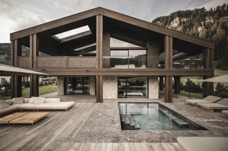 Luxury Chalet Gardena Rental in the Heart of the Dolomites – Summer & Winter Retreat with Private Spa and Pool