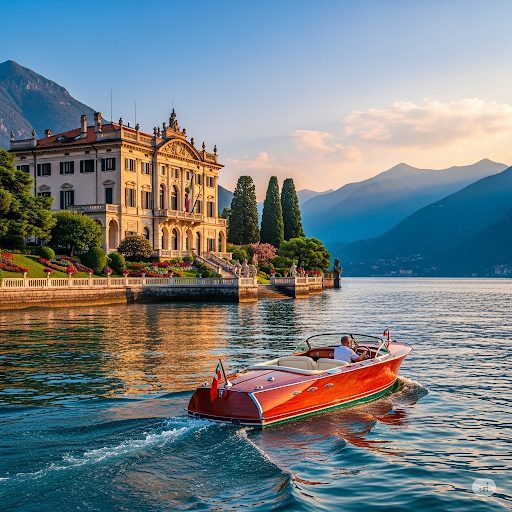 Luxury villa rental Lake Como Italy — private pool