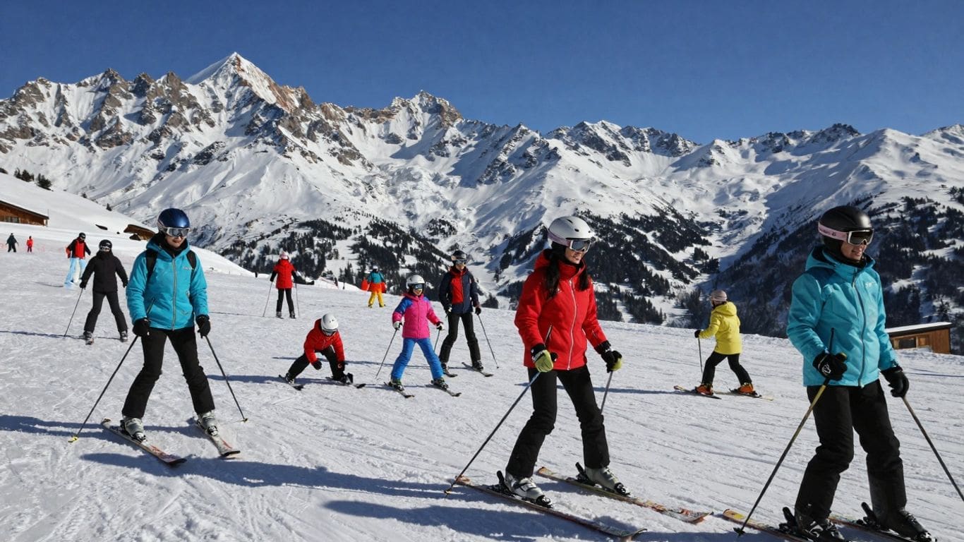Meribel Centre: Family Skiing and Snow Sports in the 3 Valleys