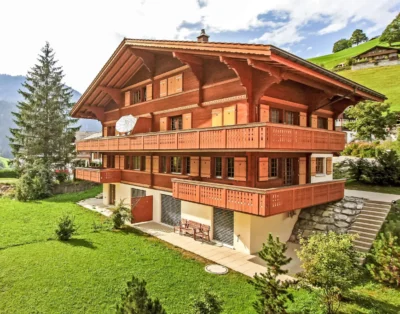 Chalet Rothenegg Grindelwald: Spectacular 3-Bedroom Mountain Penthouse with Eiger Views and Ski Access in Switzerland