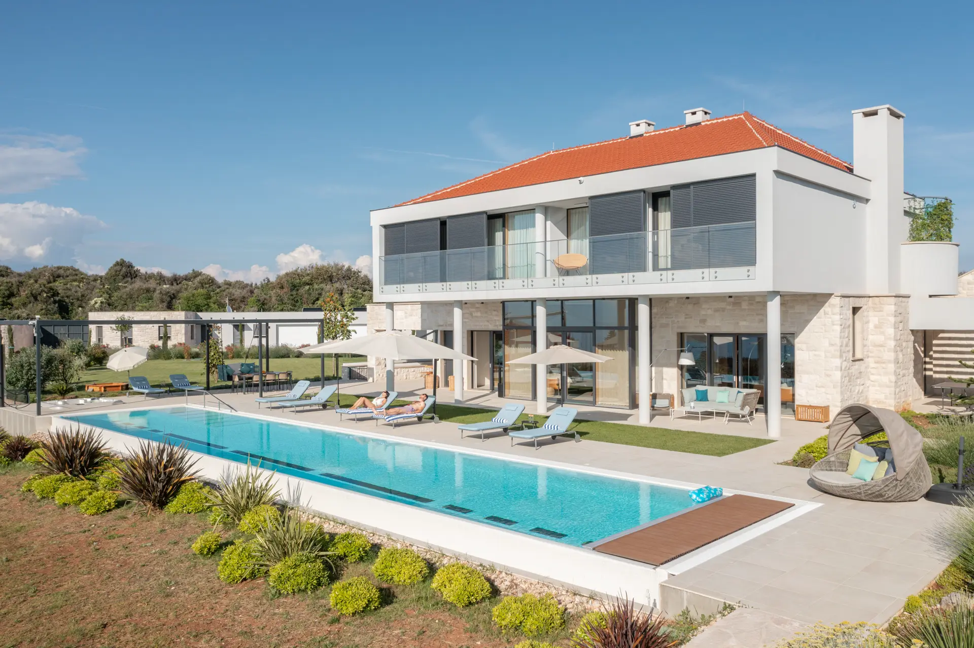 Kuca Lazor Sustipan Split: Luxury 6-Bedroom Villa with Seaview and Pool, Split