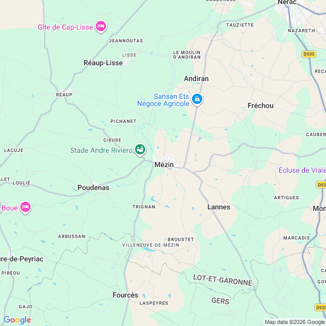 Approximate location