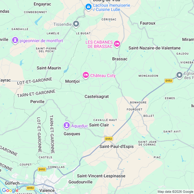 Approximate location