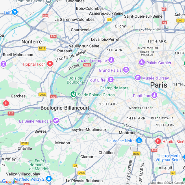 Approximate location