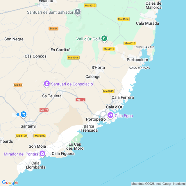 Approximate location