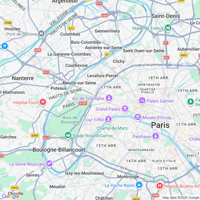 Approximate location