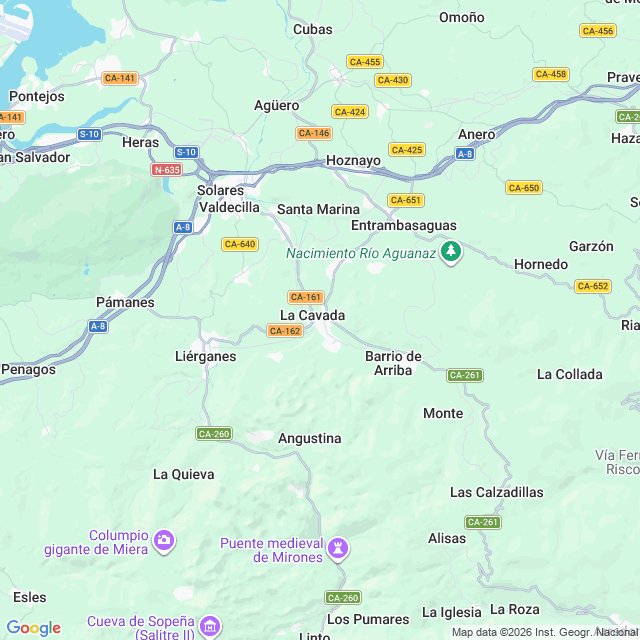 Approximate location