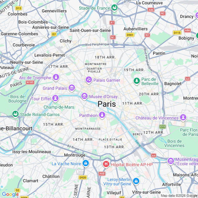 Approximate location