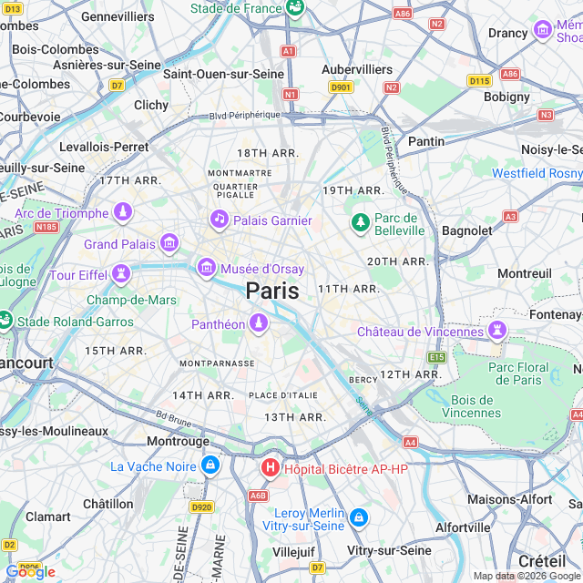 Approximate location