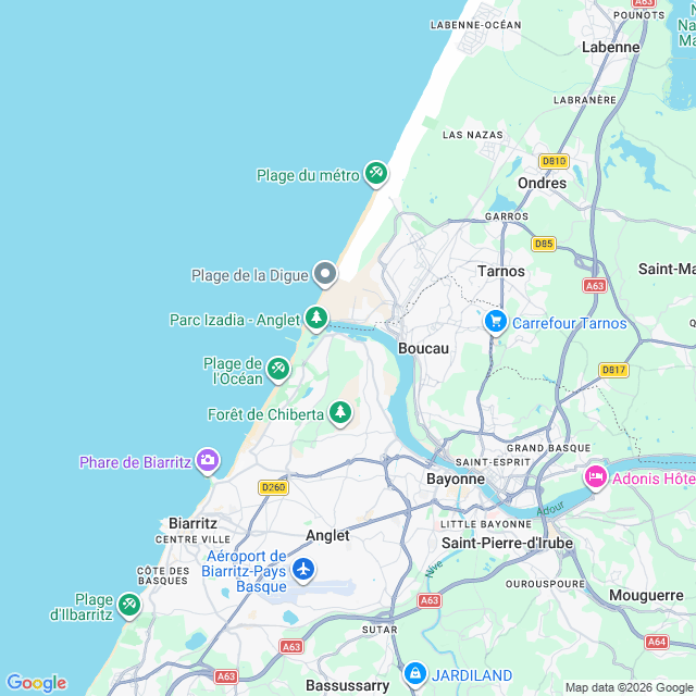 Approximate location