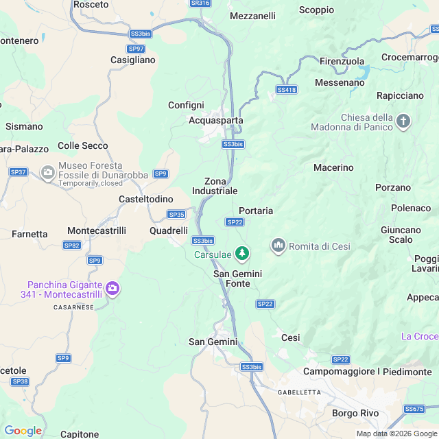 Approximate location