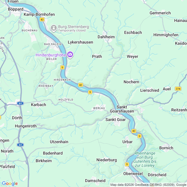 Approximate location