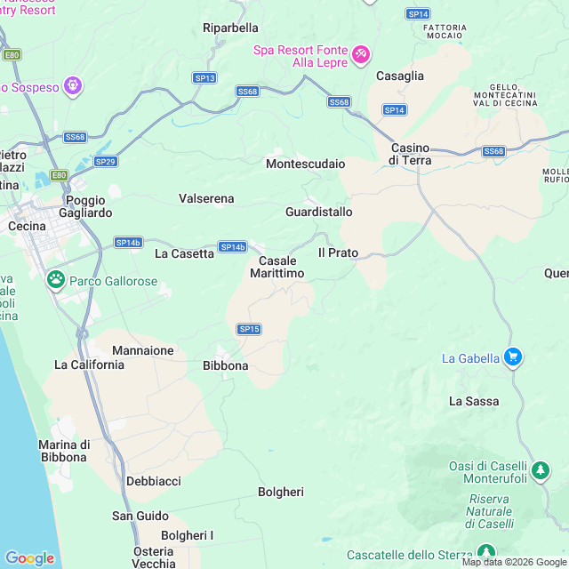 Approximate location