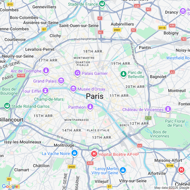 Approximate location