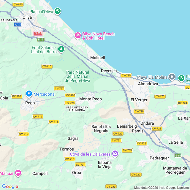 Approximate location