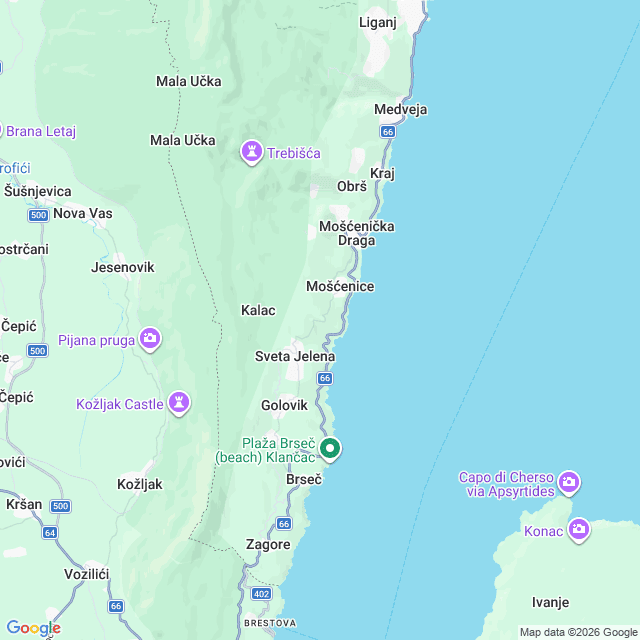 Approximate location