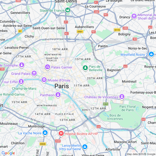 Approximate location