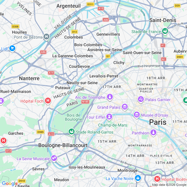 Approximate location