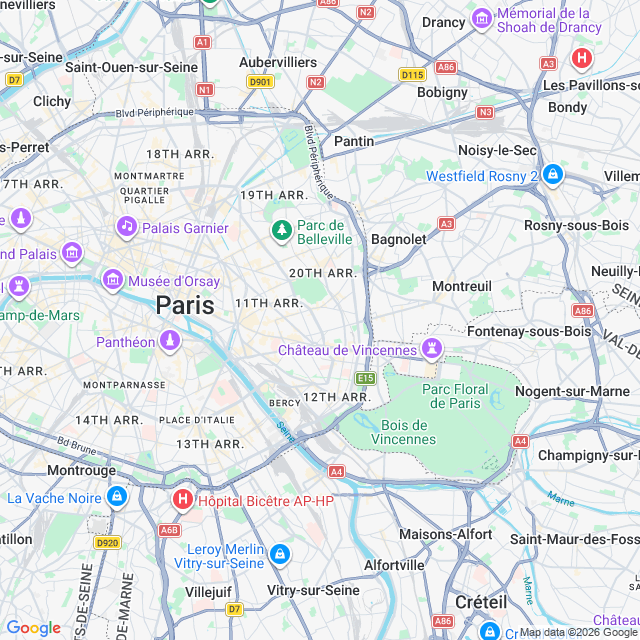 Approximate location
