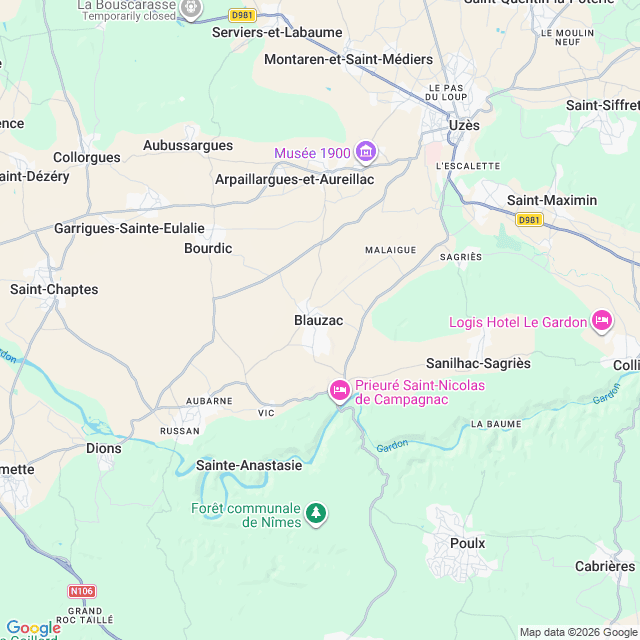 Approximate location