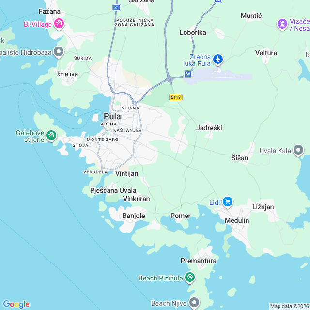 Approximate location
