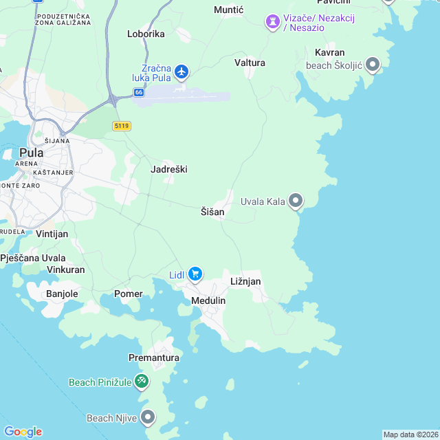 Approximate location