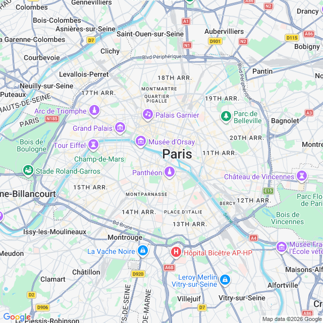 Approximate location