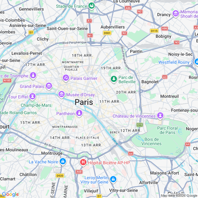 Approximate location