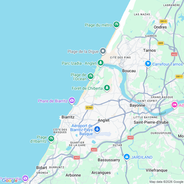 Approximate location