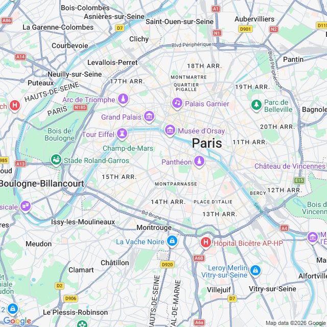 Approximate location