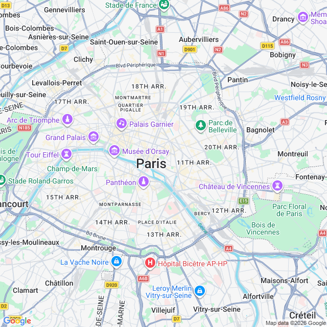 Approximate location