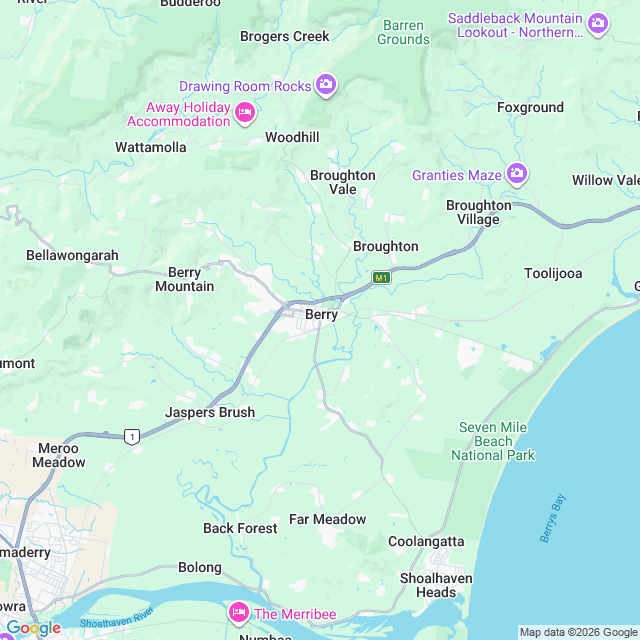 Approximate location