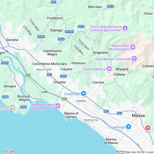 Approximate location