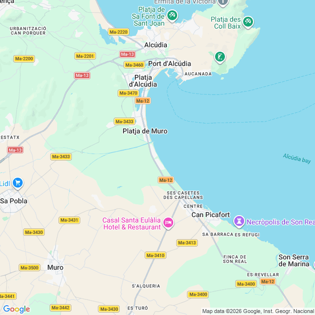 Approximate location
