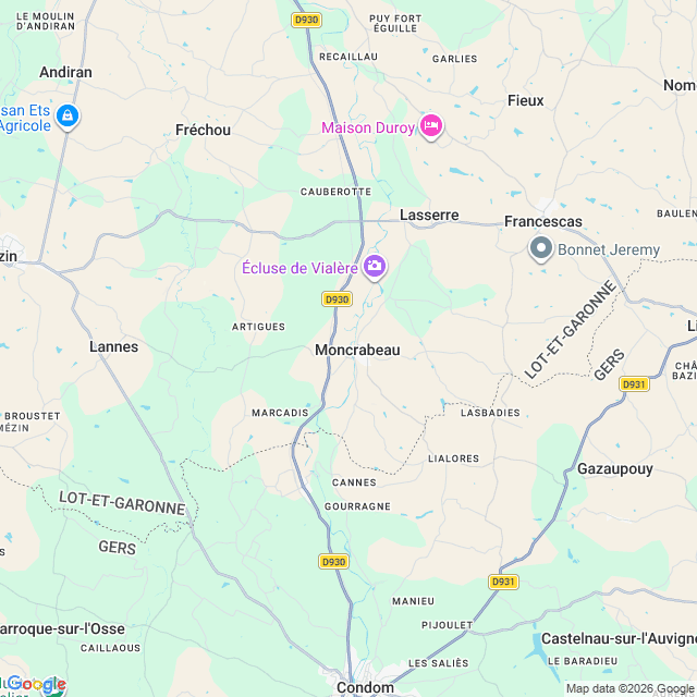Approximate location