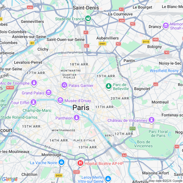 Approximate location