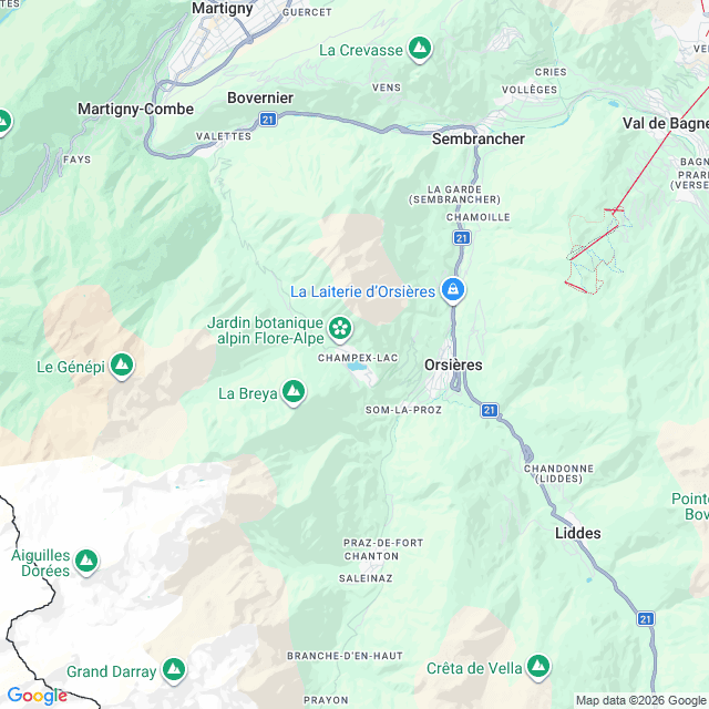 Approximate location
