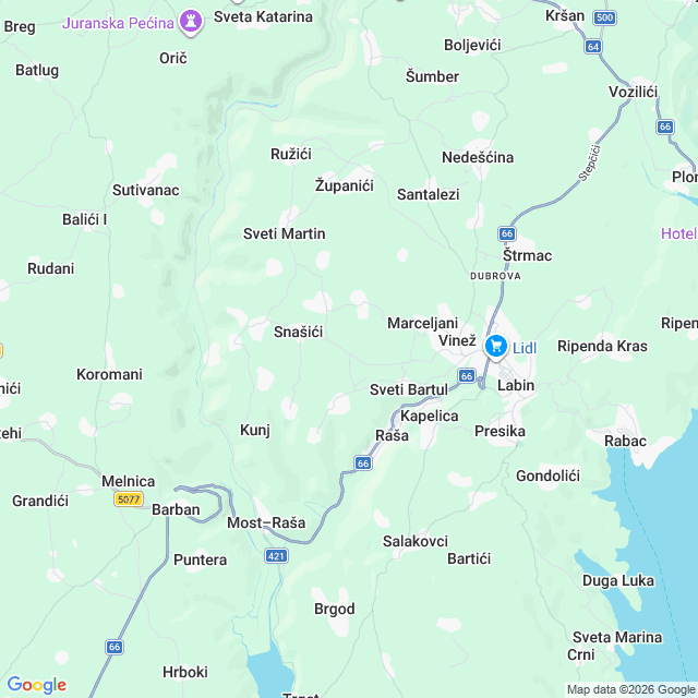 Approximate location