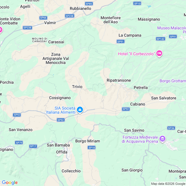 Approximate location