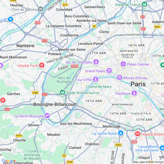 Approximate location