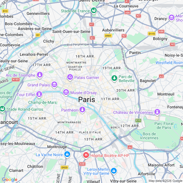 Approximate location