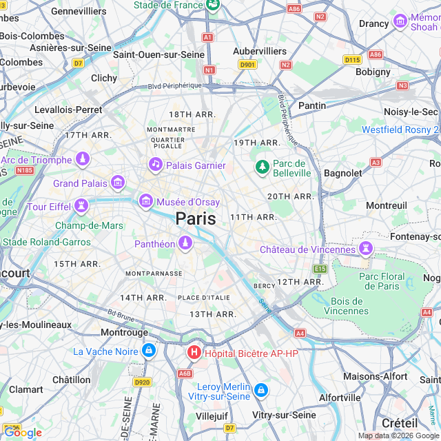 Approximate location