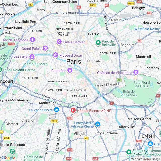 Approximate location