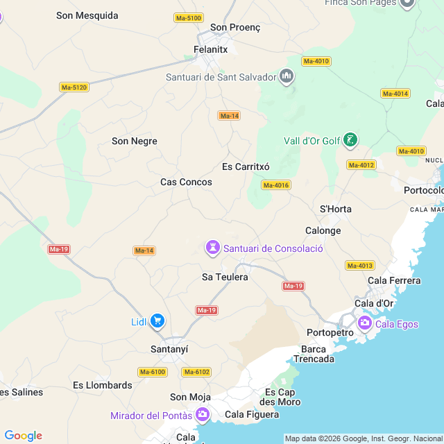 Approximate location