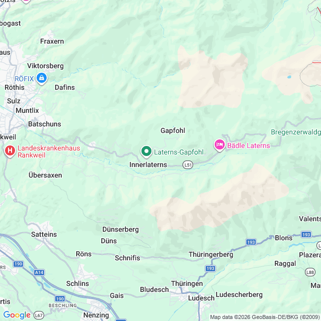 Approximate location