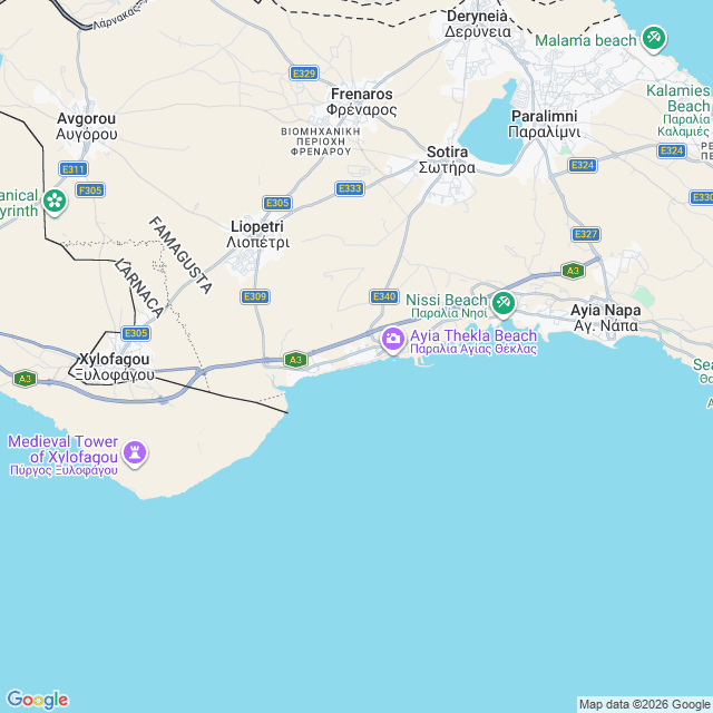 Approximate location