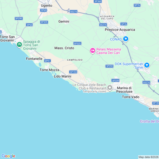 Approximate location